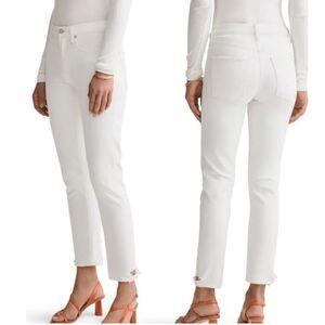 AGOLDE White Toni Straight-Leg Jeans Size 30